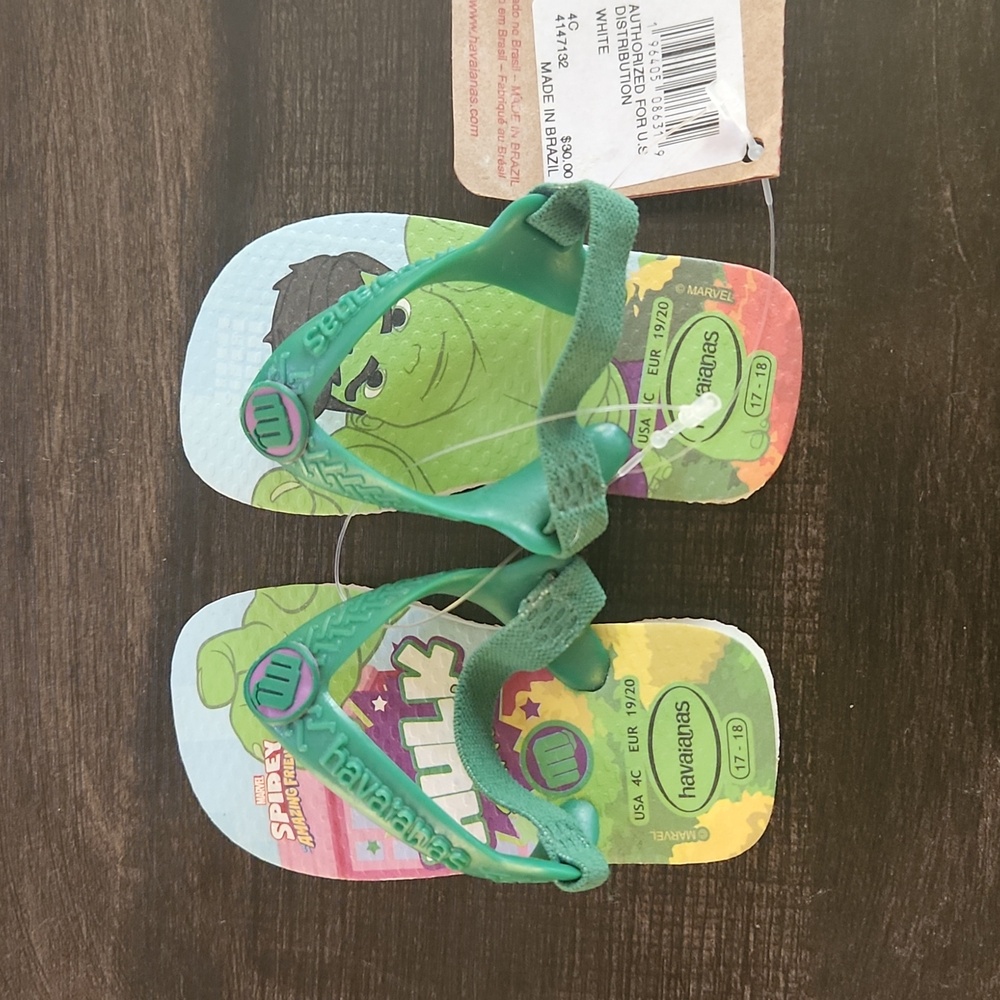 NWT Hulk Havianas